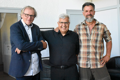 Wolfgang Stradner und sein Film-Team