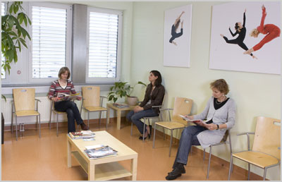 Warteraum Schilddr&uuml;seninstitut Geleisdorf