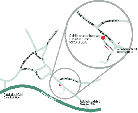 Lageplan Schilddrseninstitut Gleisdorf